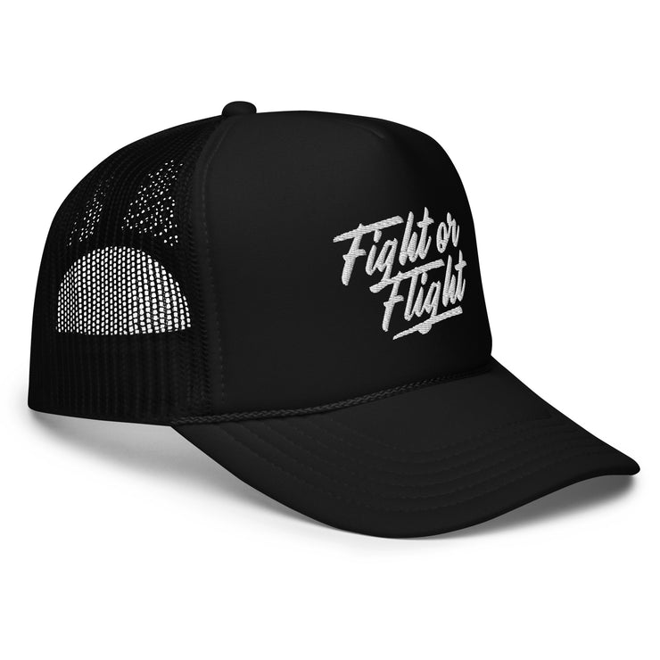 Fight or Flight foam trucker hat