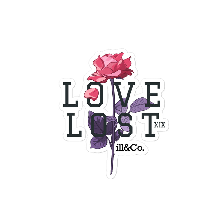 LOVE LOST Sticker | by Just ill