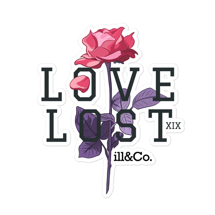 LOVE LOST Sticker | by Just ill