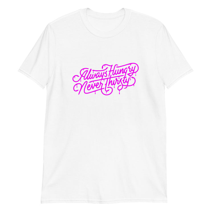 Always Hungry Never Thirsty T-Shirt - Wave White | by Just ill